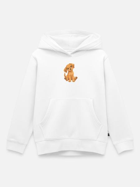 Rhodesian Ridgeback – süßer Hundewelpe - Kinder Premium Organic Hoodie - Weiß