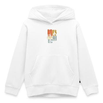 Roller Tretroller Scooter Vintage Retro Motiv - Kinder Premium Organic Hoodie - Weiß - Vorne - AI Model Kid Female (0cm)