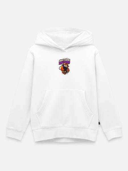RobVibe Wildclub – Halloween Vampirfuchs - Kinder Premium Organic Hoodie - Weiß