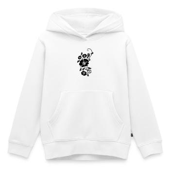 floral flower blumen sommer - Kinder Premium Organic Hoodie - Weiß - Vorne - AI Model Kid Female (0cm)