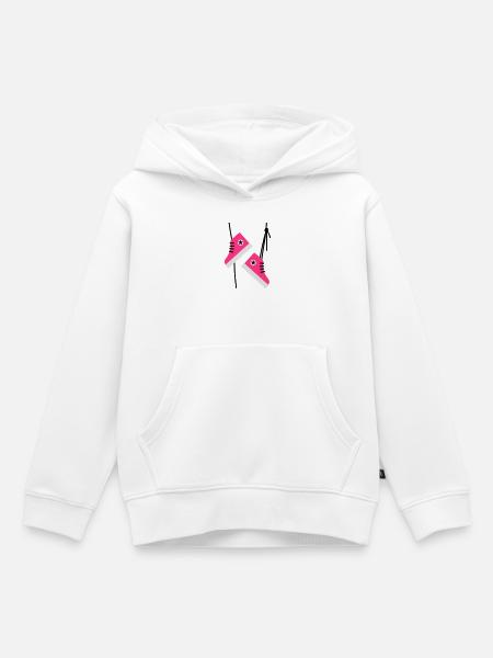 Chuckies - Kinder Premium Organic Hoodie - Weiß