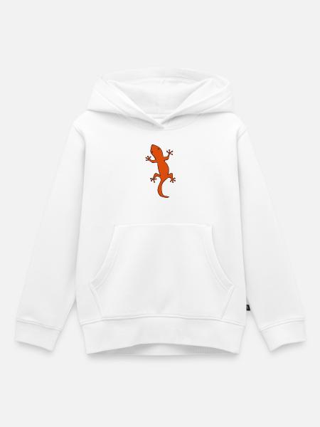 salamander - Kinder Premium Organic Hoodie - Weiß