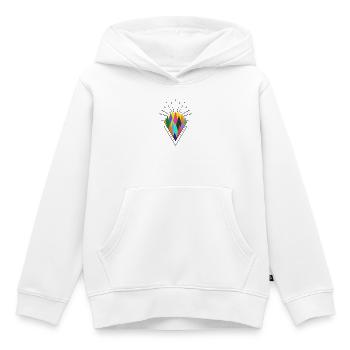 Sonnenaufgang Natur - Kinder Premium Organic Hoodie - Weiß - Vorne - AI Model Kid Female (0cm)