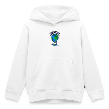 Umwelt Mutter Erde Umweltschutz Statement - Kinder Premium Organic Hoodie - Weiß - Vorne - AI Model Kid Female (0cm)