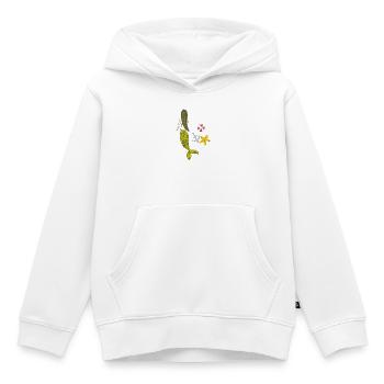 Heure avancée de Mermaid - Sweat Premium à capuche enfant bio - blanc - Devant - AI Model Kid Female (0cm)