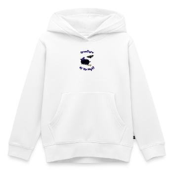 Kreatur der Nacht Katzen Hexe - Kinder Premium Organic Hoodie - Weiß - Vorne - AI Model Kid Female (0cm)