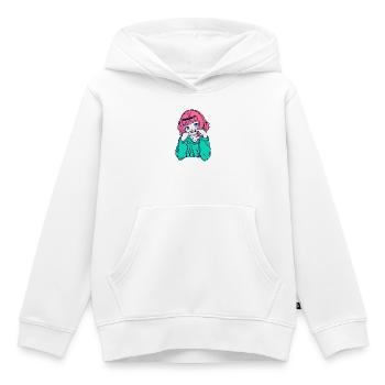 Manga Comic Anime Mädchen Japanisch Zeichentrick - Kinder Premium Organic Hoodie - Weiß - Vorne - AI Model Kid Female (0cm)