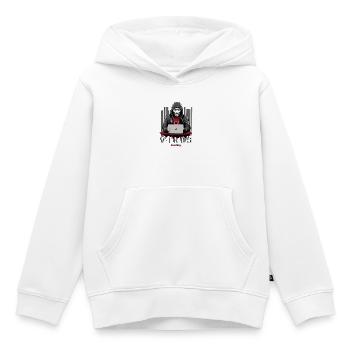 Anonymous Hacker - Kinder Premium Organic Hoodie - Weiß - Vorne - AI Model Kid Female (0cm)
