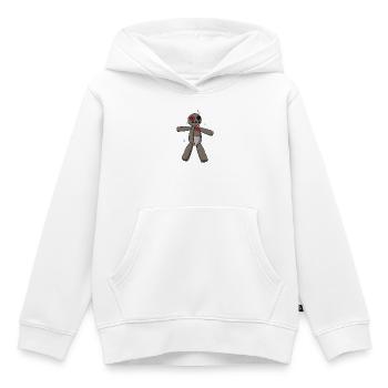 Phasmophobia Voodoo Puppe - Kinder Premium Organic Hoodie - Weiß - Vorne - AI Model Kid Female (0cm)