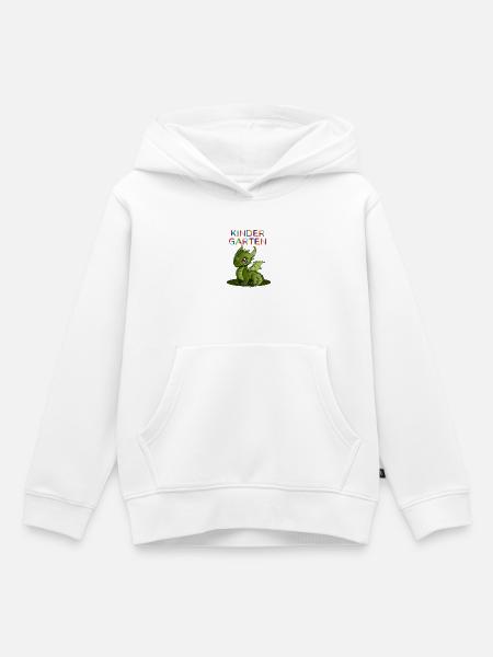 Hello Kindergarten - Kinder Premium Organic Hoodie - Weiß
