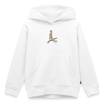 Fantasievögel auf Zweigen - Kinder Premium Organic Hoodie - Weiß - Vorne - AI Model Kid Female (0cm)