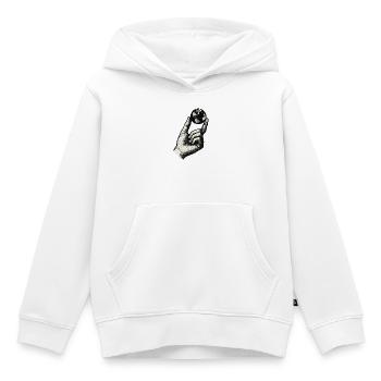 Kleine Welt, Erde - Kinder Premium Organic Hoodie - Weiß - Vorne - AI Model Kid Female (0cm)