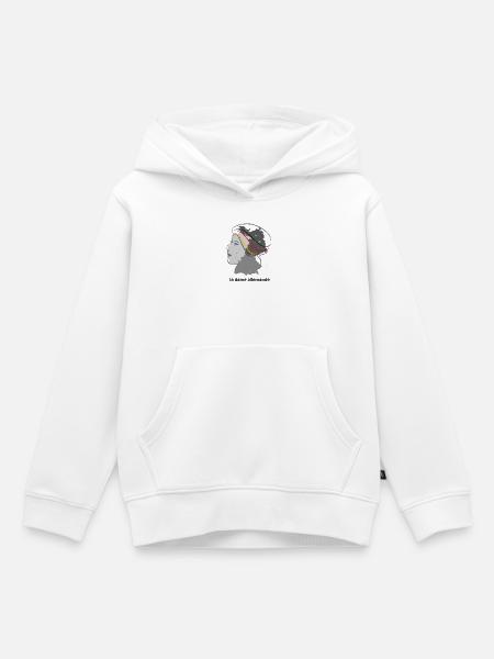 La Dame Allemande Design - Kinder Premium Organic Hoodie - Weiß