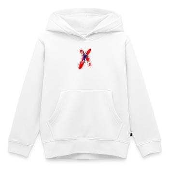 Handball Junge im Sprung - Kinder Premium Organic Hoodie - Weiß - Vorne - AI Model Kid Female (0cm)