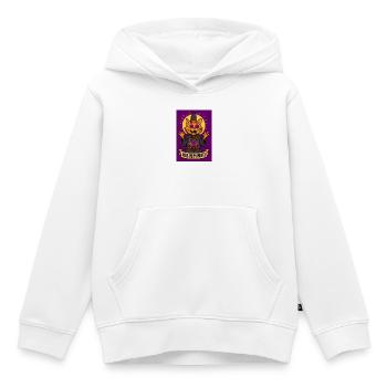 Magical cult cat of the Valueminati - Kids Premium Organic Hoodie - white - Front - AI Model Kid Female (0cm)