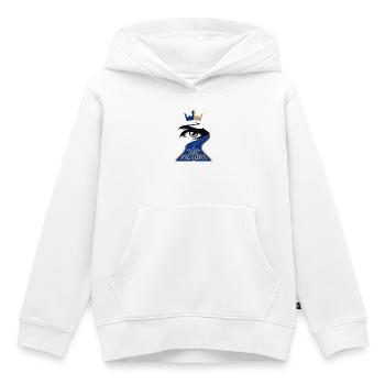Vision and Victory - Kids Premium Organic Hoodie - white - Front - AI Model Kid Female (0cm)
