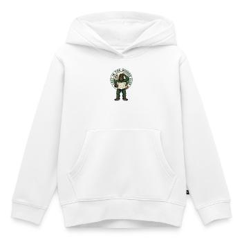 Lost in the Woods Bigfoot Club - Kinder Premium Organic Hoodie - Weiß - Vorne - AI Model Kid Female (0cm)