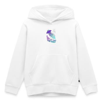 Out Of This World 8. Geburtstag UFO Qualle - Kinder Premium Organic Hoodie - Weiß - Vorne - AI Model Kid Female (0cm)