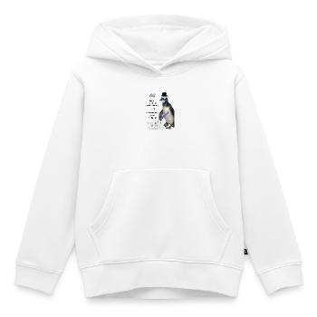 Nettoyage des dents, décoration drôle salle d’attente, entraînement - Sweat Premium à capuche enfant bio - blanc - Devant - AI Model Kid Female (0cm)