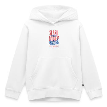 Silberne Spritzer - Kinder Premium Organic Hoodie - Weiß - Vorne - AI Model Kid Female (0cm)