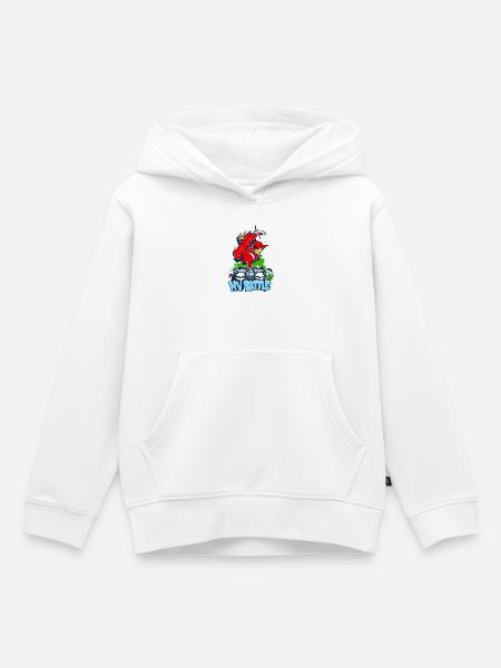 Breakdance | B-Boy | Hip Hop - Kinder Premium Organic Hoodie - Weiß