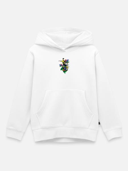 Brasilien - Brasilien - Flaggen - Kinder Premium Organic Hoodie - Weiß