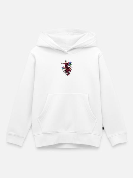 Katar - Katar - Flaggen - Kinder Premium Organic Hoodie - Weiß