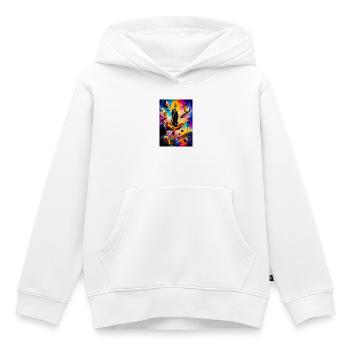 Dreams hand in rainbow reality - Kids Premium Organic Hoodie - white - Front - AI Model Kid Female (0cm)