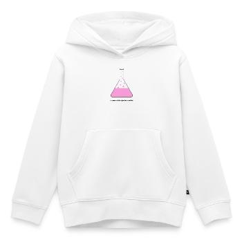 Fiole de Science-Chimie - Sweat Premium à capuche enfant bio - blanc - Devant - AI Model Kid Female (0cm)