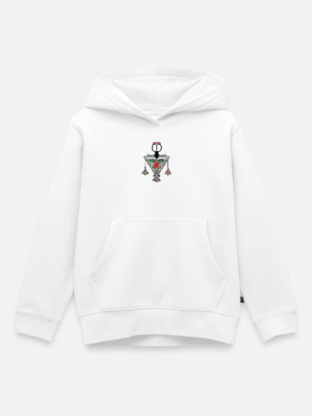 Juwelen von Kabylien - Kinder Premium Organic Hoodie - Weiß
