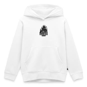 Quedlinburg Silhouette Wahrzeichen - Kinder Premium Organic Hoodie - Weiß - Vorne - AI Model Kid Female (0cm)