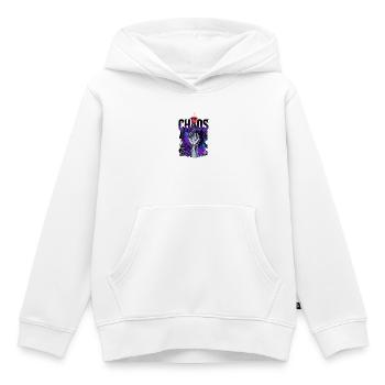 Circuit Rose Rising - Sweat Premium à capuche enfant bio - blanc - Devant - AI Model Kid Female (0cm)