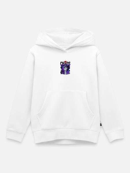 Circuit Rose Rising - Kinder Premium Organic Hoodie - Weiß
