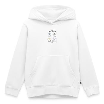 Maxwell's equations - Kids Premium Organic Hoodie - white - Front - AI Model Kid Female (0cm)