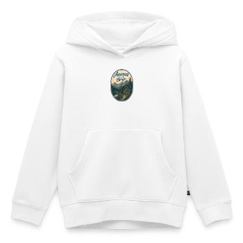 Auszeit in die Berge - Kinder Premium Organic Hoodie - Weiß - Vorne - AI Model Kid Female (0cm)