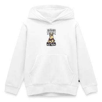 Nicht Stur Lama Meinung Shirt - Kinder Premium Organic Hoodie - Weiß - Vorne - AI Model Kid Female (0cm)