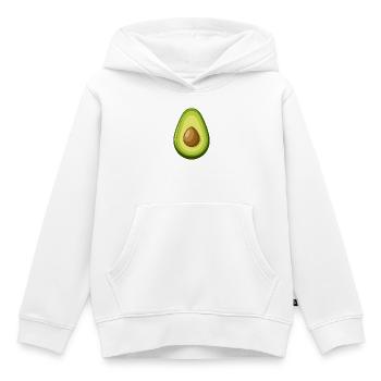 avocado - Kids Premium Organic Hoodie - white - Front - AI Model Kid Female (0cm)