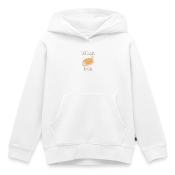 Kotek - juste de la pâtisserie occasionnelle - Sweat Premium à capuche enfant bio - blanc - Devant - AI Model Kid Female (0cm)