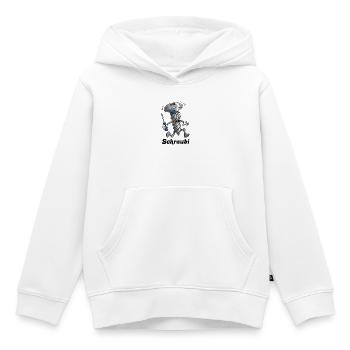 Schraubi Werkstattheld - Kinder Premium Organic Hoodie - Weiß - Vorne - AI Model Kid Female (0cm)