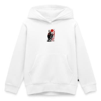 Stier Bulle Anime Manga Japanischer Stil - Kinder Premium Organic Hoodie - Weiß - Vorne - AI Model Kid Female (0cm)