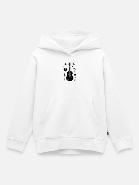 Hawaii Musik - Kinder Premium Organic Hoodie - Weiß