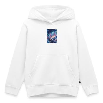 Axolotl Abgrundfeenfisch - Kinder Premium Organic Hoodie - Weiß - Vorne - AI Model Kid Female (0cm)