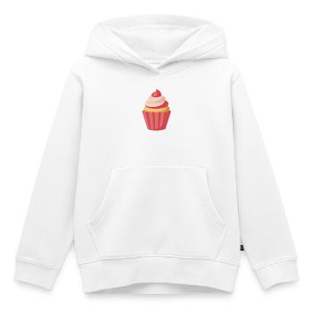 Cupcake - Kinder Premium Organic Hoodie - Weiß - Vorne - AI Model Kid Female (0cm)