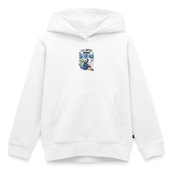 Ich werde Großer Bruder - Kinder Premium Organic Hoodie - Weiß - Vorne - AI Model Kid Female (0cm)