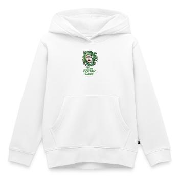 Der weibliche Blick - Kinder Premium Organic Hoodie - Weiß - Vorne - AI Model Kid Female (0cm)