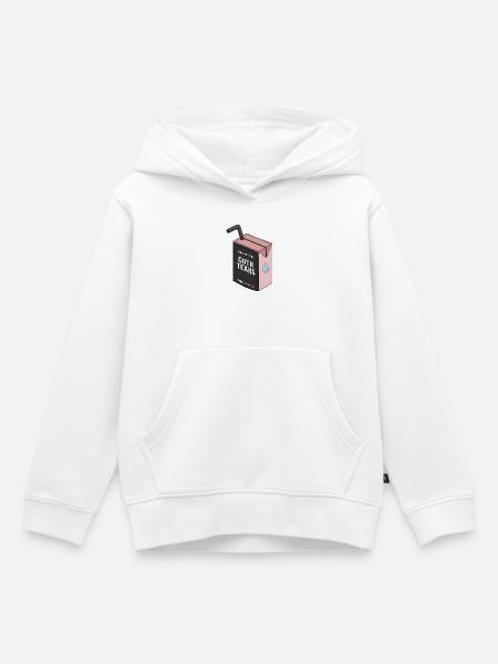 100% Bitter Goth Tears Box - Kinder Premium Organic Hoodie - Weiß