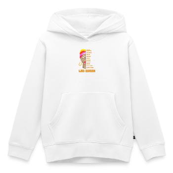 Sternzeichen Löwe - Kinder Premium Organic Hoodie - Weiß - Vorne - AI Model Kid Female (0cm)