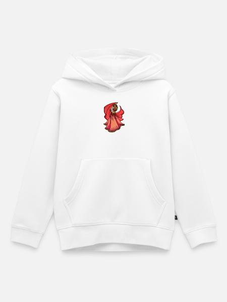 Crimson Bloom Bauchtänzerin - Kinder Premium Organic Hoodie - Weiß