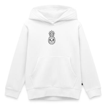 Süßes Kawaii-Ananaskind - Kinder Premium Organic Hoodie - Weiß - Vorne - AI Model Kid Female (0cm)