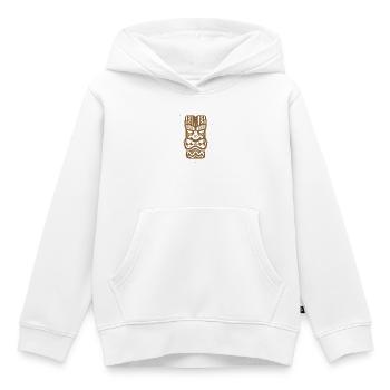 Tiki - Kinder Premium Organic Hoodie - Weiß - Vorne - AI Model Kid Female (0cm)